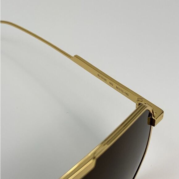 NEW Bottega Veneta Sunglasses BV1012S 003 Gold Brown Unisex Authentic main image 4